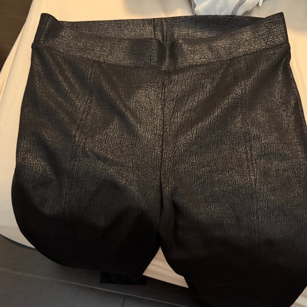 INC International Concepts Black Textured Leggings